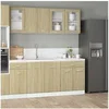 Image de Ensemble de 4 meubles de cuisine "Lyon" en chêne Sonoma 3307657