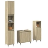 Image de Ensemble de meubles de salle de bain 3 pcs chêne sonoma 3307673
