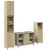 Image de Ensemble de meubles de salle de bain 3 pcs chêne sonoma
