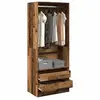 Image de Garde robe vieux bois 80x50x200 cm bois d ingénierie