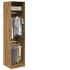 Image de Kledingkast 50x50x200 cm bewerkt hout artisanaal eikenkleurig3307791