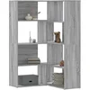 Image de Bibliothèque d'angle à 4 niveaux sonoma gris bois d'ingénierie3307815