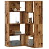 Image de Bibliothèque d'angle à 4 niveaux vieux bois bois d'ingénierie3307817