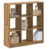 Image de Bibliothèque chêne artisanal 102x32x108 cm bois d'ingénierie
