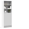 Image de Buffet haut avec LED blanc 69x32,5x200 cm bois d'ingénierie, armoire, armoire de rangement, buffet haut, armoire 3307905