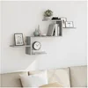 Image de Etagère murale sonoma gris 104x15x49 cm bois ingénierie 853205