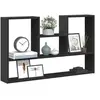 Image de Etagère murale noir 99x15x60 cm bois d'ingénierie 853237