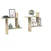 Image de Etagères murales 2pcs chêne sonoma 50x12x50cm bois d'ingénierie 853256