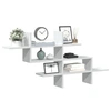 Image de Etagère murale blanc 124,5x18x60,5 cm bois d'ingénierie 853263