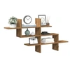 Image de Etagère murale chêne artisanal 124,5x18x60,5 cm bois ingénierie 853271