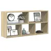 Image de Etagère murale chêne sonoma 100x25x50 cm bois d'ingénierie 853274