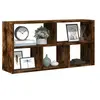 Image de Etagère murale chêne fumé 100x25x50 cm bois d'ingénierie 853276