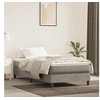 Image de Matelas de lit à ressorts ensachés 100x210x20 cm velours
