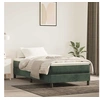 Image de Matelas de lit à ressorts ensachés 100x210x20 cm velours