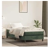 Image de Matelas de lit à ressorts ensachés 100x220x20 cm velours