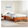 Image de Bedframe zonder matras massief grenenhout wasbruin 75x190 cm855381