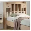 Image de Tête de lit avec rangement 100 cm bois massif de pin 855520