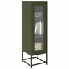 Image de Buffet haut vert olive 36x39x123 cm acier laminé à froid, buffet, placard, armoire latérale, armoire, armoire de 853396