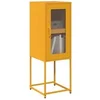 Image de Buffet jaune moutarde 36x39x107 cm acier laminé à froid