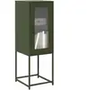 Image de Buffet vert olive 36x39x107 cm acier laminé à froid, meuble de rangement, meuble de rangement de cuisine, meuble de 853402