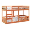 Image de Stapelbed massief grenenhout wasbruin 90x200 cm3308591