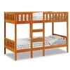 Image de Stapelbed massief grenenhout wasbruin 90x190 cm3308606