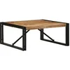 Image de Table basse 80x80x35 cm bois de manguier massif brut
