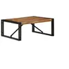 Image de Table basse multicolore 80x80x35 cm bois de récupération massif