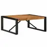 Image de Table basse 80x80x35 cm bois massif acacia, table latérale, table de salon, table d'accent, bout de canapé, table 4016672