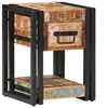 Image de Tables de nuit 2 pcs 40x40x40 cm Bois massif recyclé