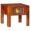 Image de Table de chevet 40x40x36 cm bois d acacia massif
