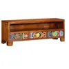 Image de Meuble TV multicolore 110x30x40 bois d acacia massif