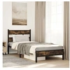 Image de Cadre de lit sans matelas avec tête de lit 90x200 cm, lit simple, meuble de chambre à coucher, lit d'invité, lit, 4017193
