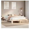Image de Cadre de lit sans matelas 150x200 cm bois de pin massif 3308735