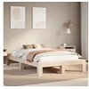 Image de Cadre de lit sans matelas 135x190 cm bois de pin massif 3308747