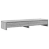Image de Support de moniteur - - 100x27x15 cm - Bois d'ingénierie - 2 tiroirs - Gris sonoma