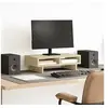 Image de Support de moniteur chêne sonoma 50x27x15 cm bois d'ingénierie, support de moniteur pour bureau, étagère de moniteur, 854744