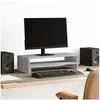 Image de Support de moniteur sonoma gris 54x22x15 cm bois d ingénierie