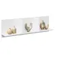 Image de Armoire murale 100x16,5x30 cm blanc bois d'ingénierie, armoire murale flottante, étagère murale, vitrine murale, 854859