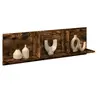 Image de Wandkast 100x16,5x30 cm bewerkt hout gerookt eikenkleurig854863