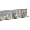 Image de Wandkast 100x16,5x30 cm bewerkt hout grijs sonoma eikenkleurig854864