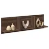 Image de Wandkast 100x16,5x30 cm bewerkt hout bruin eikenkleur854865