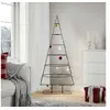 Image de Sapin de Noël - Métal Noir - 150 cm - Design Contemporain - Décoration Personnalisable