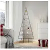 Image de Arbre de Noël en métal pour décoration noir 150 cm, arbre de Noël en métal, support de sapin de Noël en métal, 4018954
