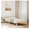 Image de Cadre de lit extra long sans matelas 80x210 cm bois massif pin, lit, meuble de chambre, lit en bois, lit simple, 852400