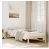 Image de Cadre de lit extra long sans matelas 90x210 cm bois massif pin, lit, meuble de chambre, lit en bois, lit simple, 852402