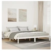 Image de Cadre de lit extra long sans matelas 180x210 cm bois massif pin, lit, meuble de chambre, lit en bois, lit double, 852411