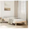 Image de Cadre de lit extra long sans matelas 100x220 cm bois massif pin, lit, meuble de chambre, lit en bois, lit simple, 852418