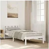 Image de Cadre de lit extra long sans matelas 100x210 cm bois massif pin, lit, meuble de chambre à coucher, lit en bois, lit 852433