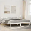 Image de Cadre de lit extra long sans matelas 200x210 cm bois massif pin, lit, meuble de chambre à coucher, lit en bois, lit 852441